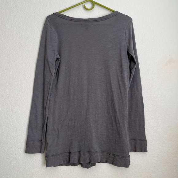 American Eagle Outfitters Long Cardigan, Slate Gray, Size S/P - Picture 2 of 9